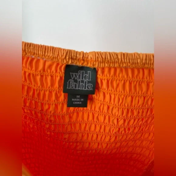 🔥Flash Sale🔥 Women's Ruched Side Bodycon Dress Wild Fable Orange
Satin Medium - Picture 8 of 10